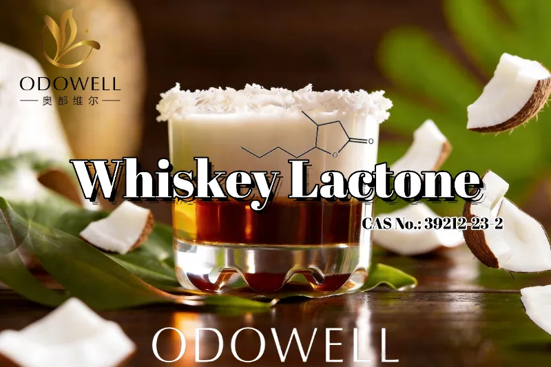 ODOWELL zaleca lakton whisky do zastosowań o smaku leżakowanym w beczce, kokosowym i tostowym