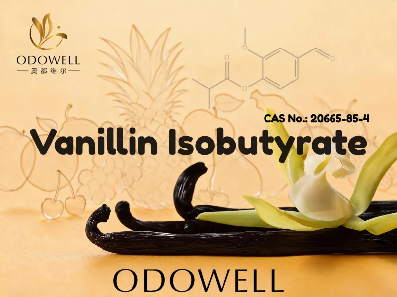 ODOWELL zaleca izomaślan waniliny do zastosowań w zapachach słodkich, kremowych i gourmand