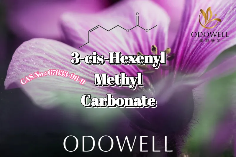ODOWELL zaleca węglan 3-cis-heksenylu metylu do zastosowań związanych z naturalnymi liśćmi fiołka i zielonymi zapachami